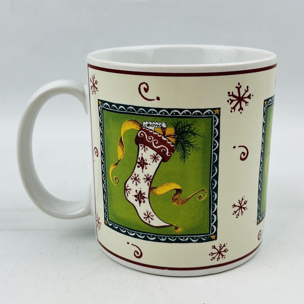 Sakura‎ Happy Holidays Christmas Stocking Mug Gracey Knight